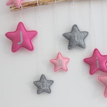 Charger l'image dans la galerie, mobile étoiles tons rose et gris