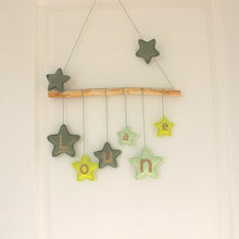 Charger l'image dans la galerie, mobile étoiles tons vert