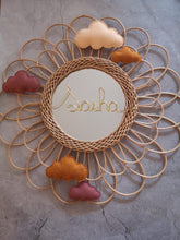 Charger l'image dans la galerie, grand miroir rotin