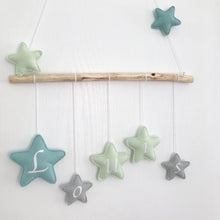Charger l'image dans la galerie, mobile étoiles tons rose et gris